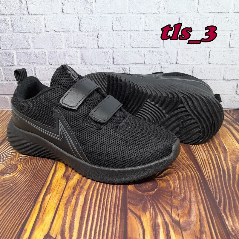 Sepatu Laki  Ando Boaz Velcro 35-38 Sepatu Sekolah Cowok Tanggung