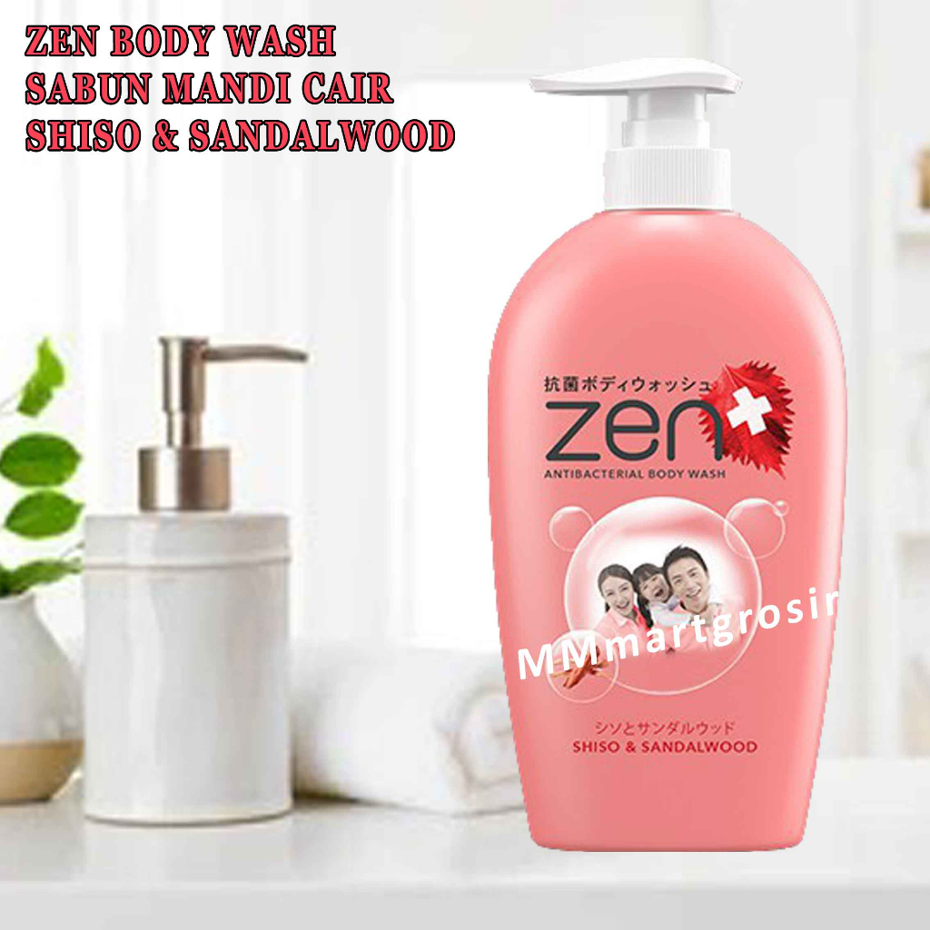 Zen Shiso&amp;Sandalwood/ Sabun Cair Zen Botol/ Zen Antibacterial/ 500ml