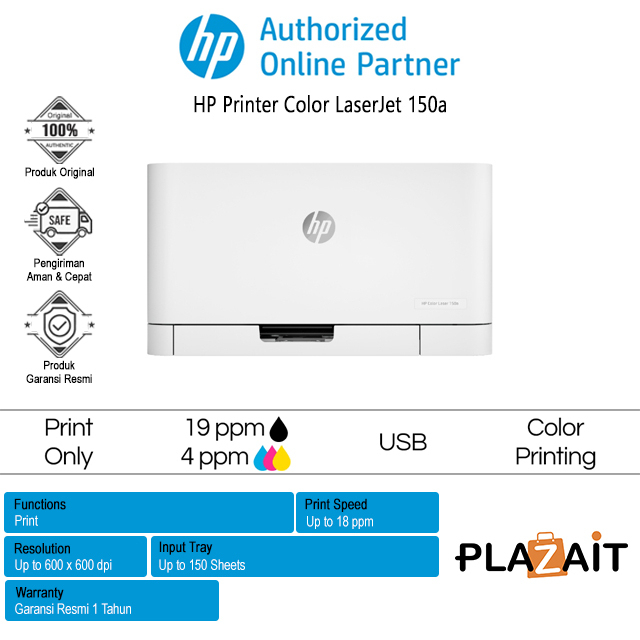 Printer HP Color LaserJet 150a