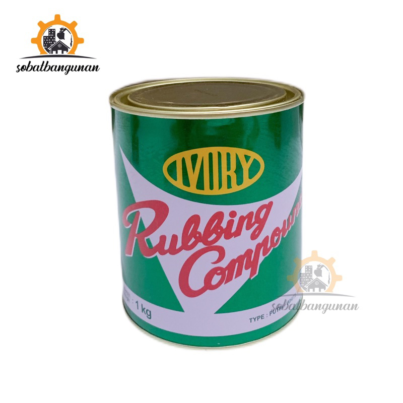 Rubbing Compound IVORY / Compound Poles Putih 1 Kg / Kompon Poles Putih