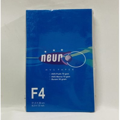 

F4 Neuro Kertas HVS ( Kertas Putih ) 70gram