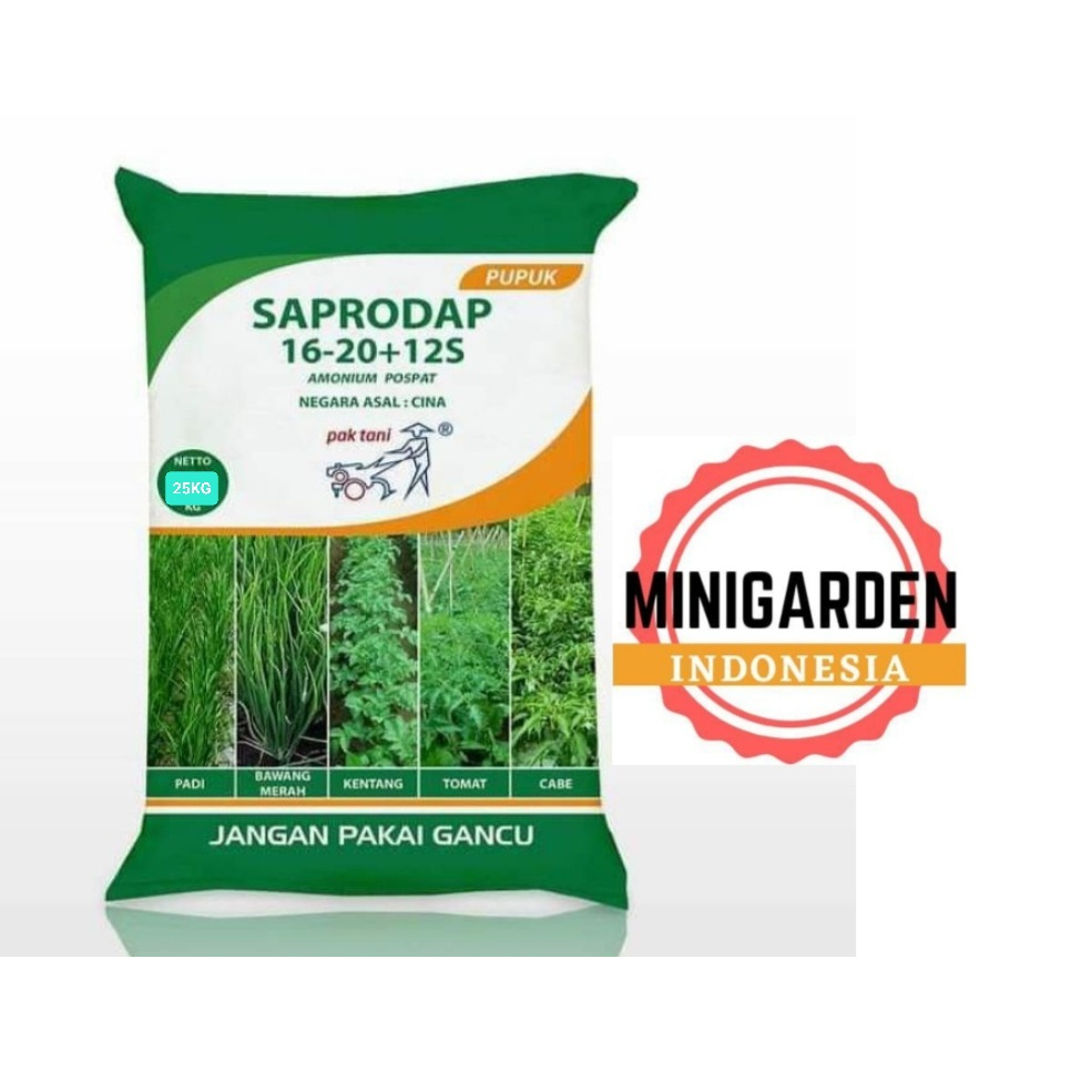 PUPUK SAPRODAP ZAK 25KG pupuk daun akar pupuk amonium pospat sulfur