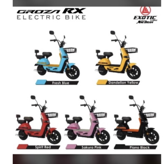 Sepeda listrik exotic groza RX