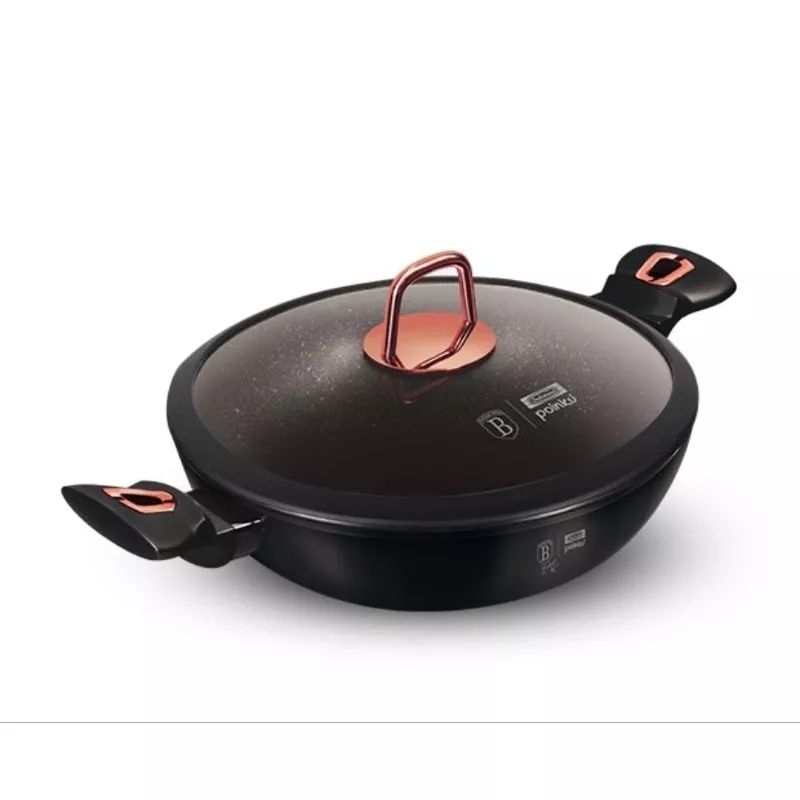BERLINGER HAUS FRYPAN WIT LID 30CM INDOMARET X POINTKU