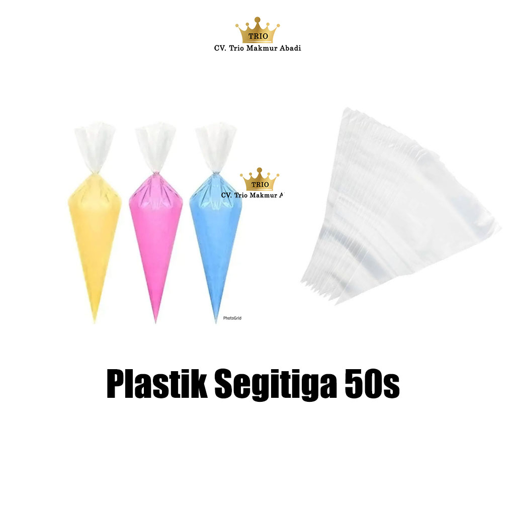 Plastik Segitiga Untuk Kue Isi 50s