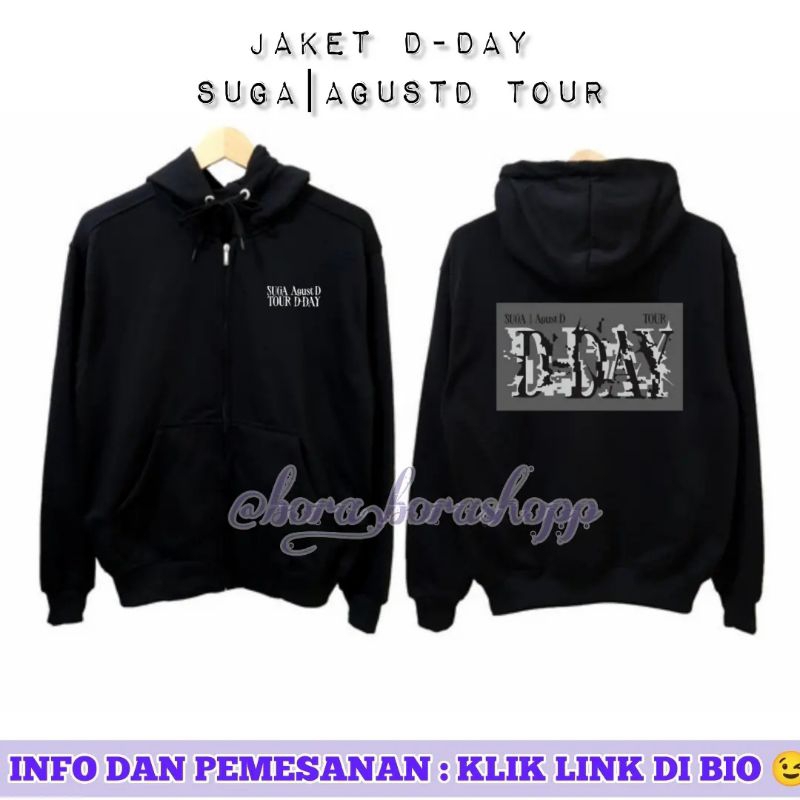 Jaket D-DAY Suga Agust D Tour / Sweater Hoodie D-DAY Suga Agust D Tour BTS