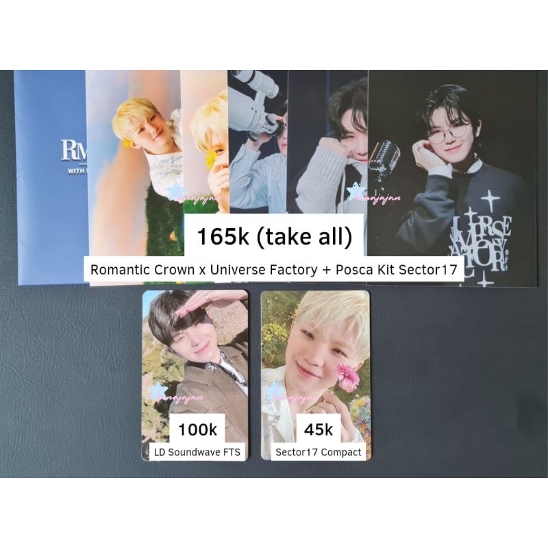 Woozi Romantic Crown Universe Factory LD FTS PC Sector 17 Compact