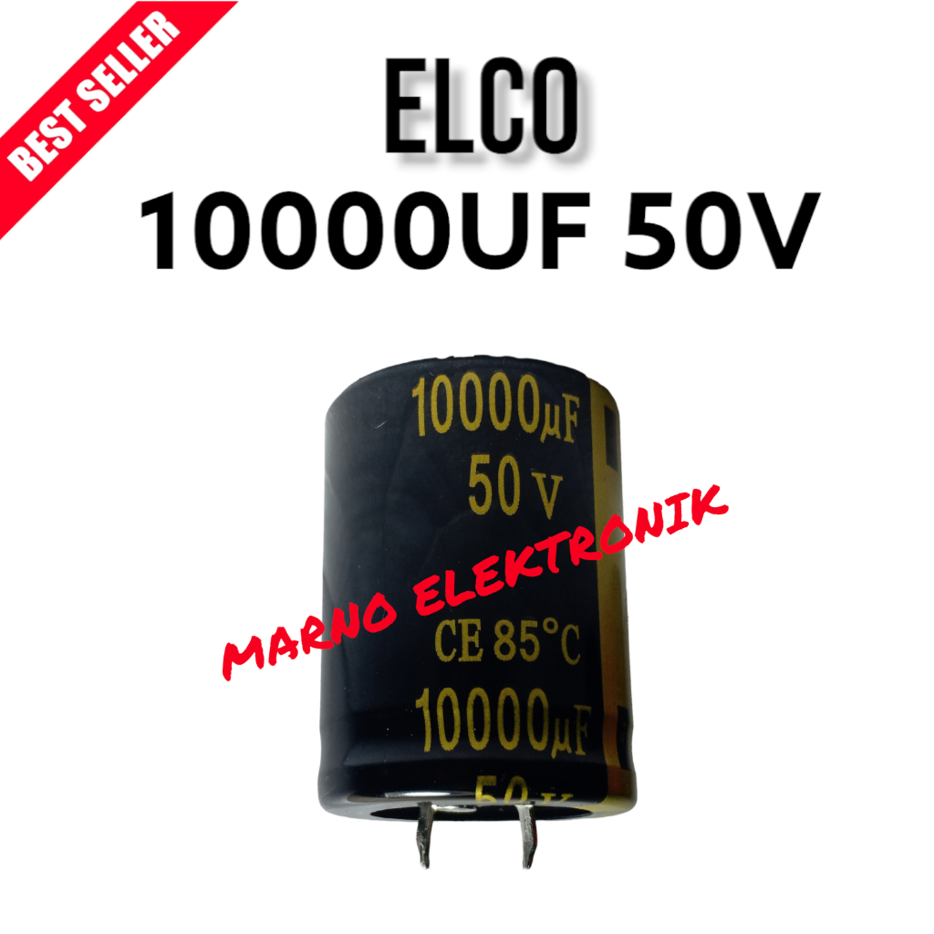CAPASITOR ELCO NECON 10000UF 50V ASLI ORI ORIGINAL
