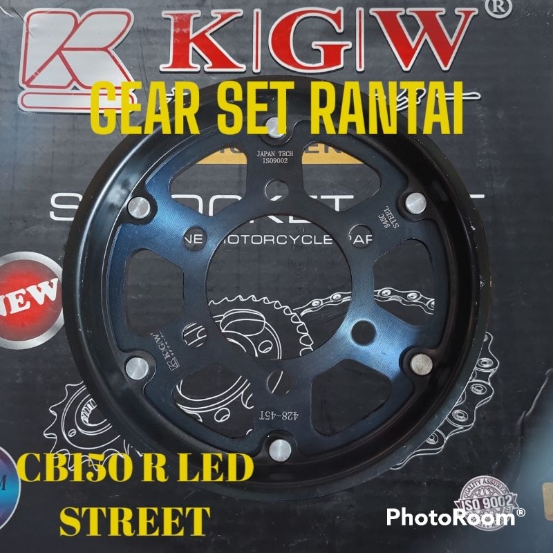 Gear Set Cb150R Led Street, Gear paket Cb150r Led Street Lubang 6 Kgw