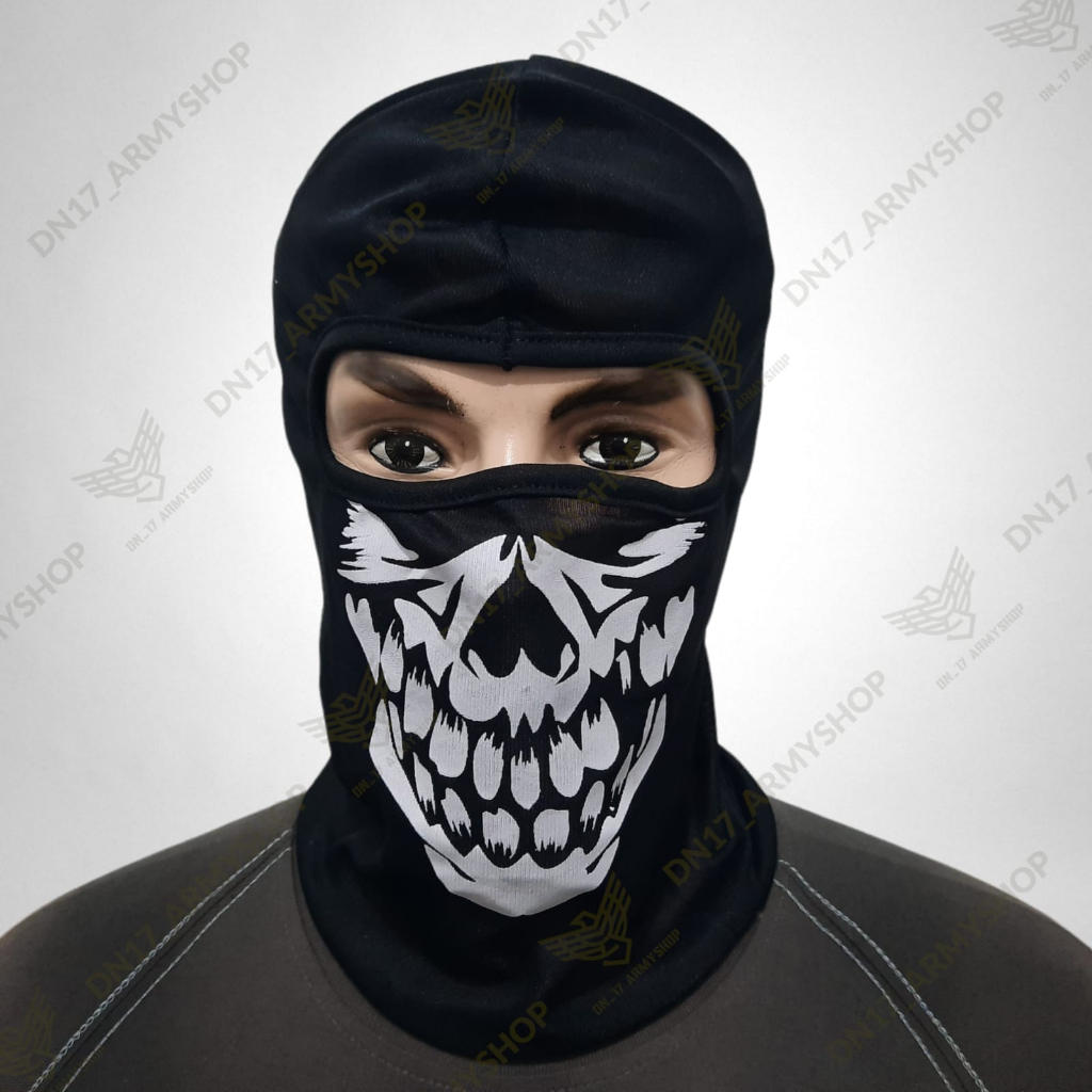 Masker Ninja Elastis Multifungsi Buff Wajah / Balaclava Spandex