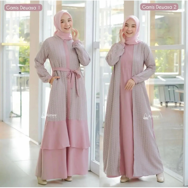 Aimee Label - Sarimbit Keluarga ZIYA Family Set Pale Blue