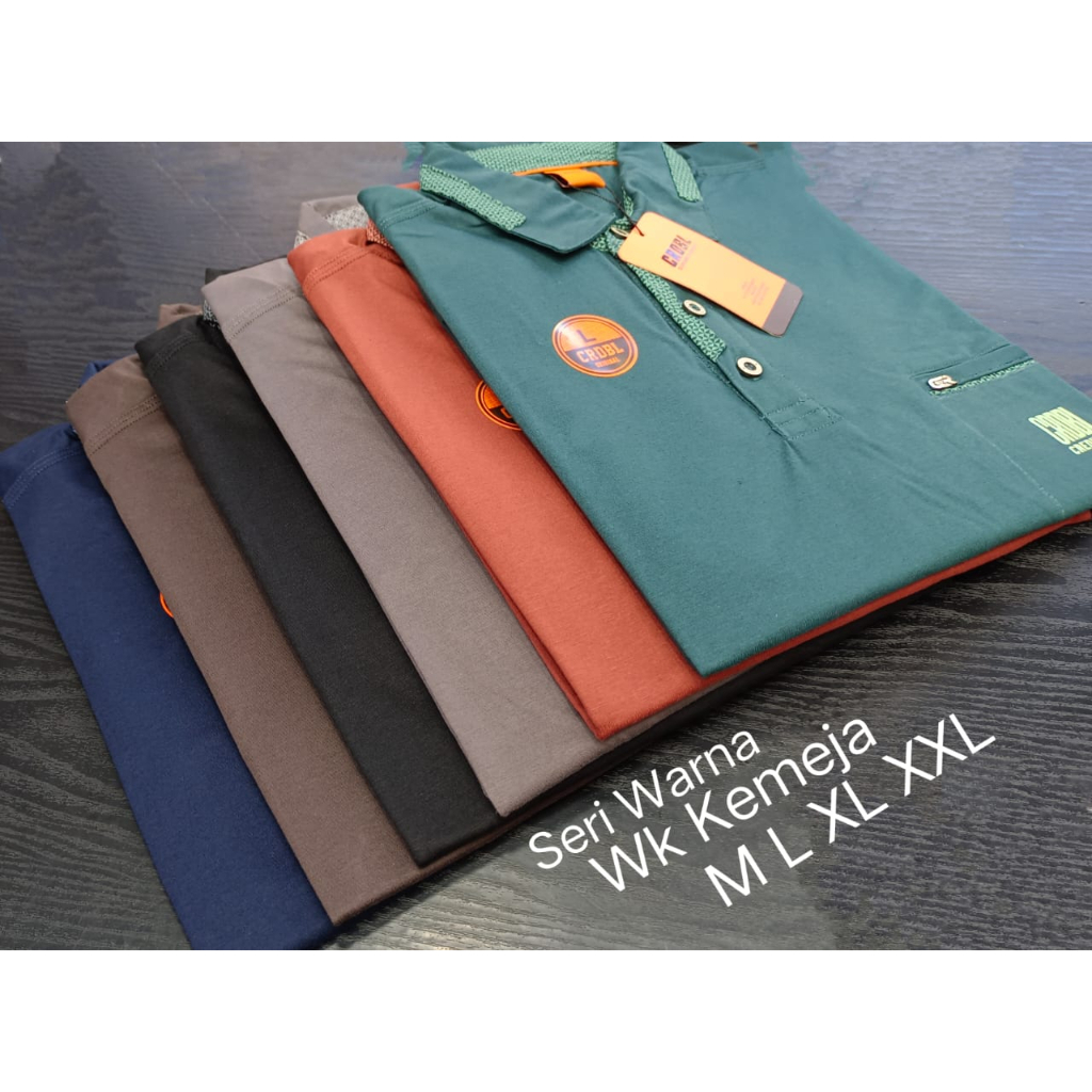 KAOS KERAH CRS 100% ORIGINAL / KAOS PRIA KEREN KERAH CRESIDA / TSHIRT KASUAL / KAOS KERAH DISTRO PRI