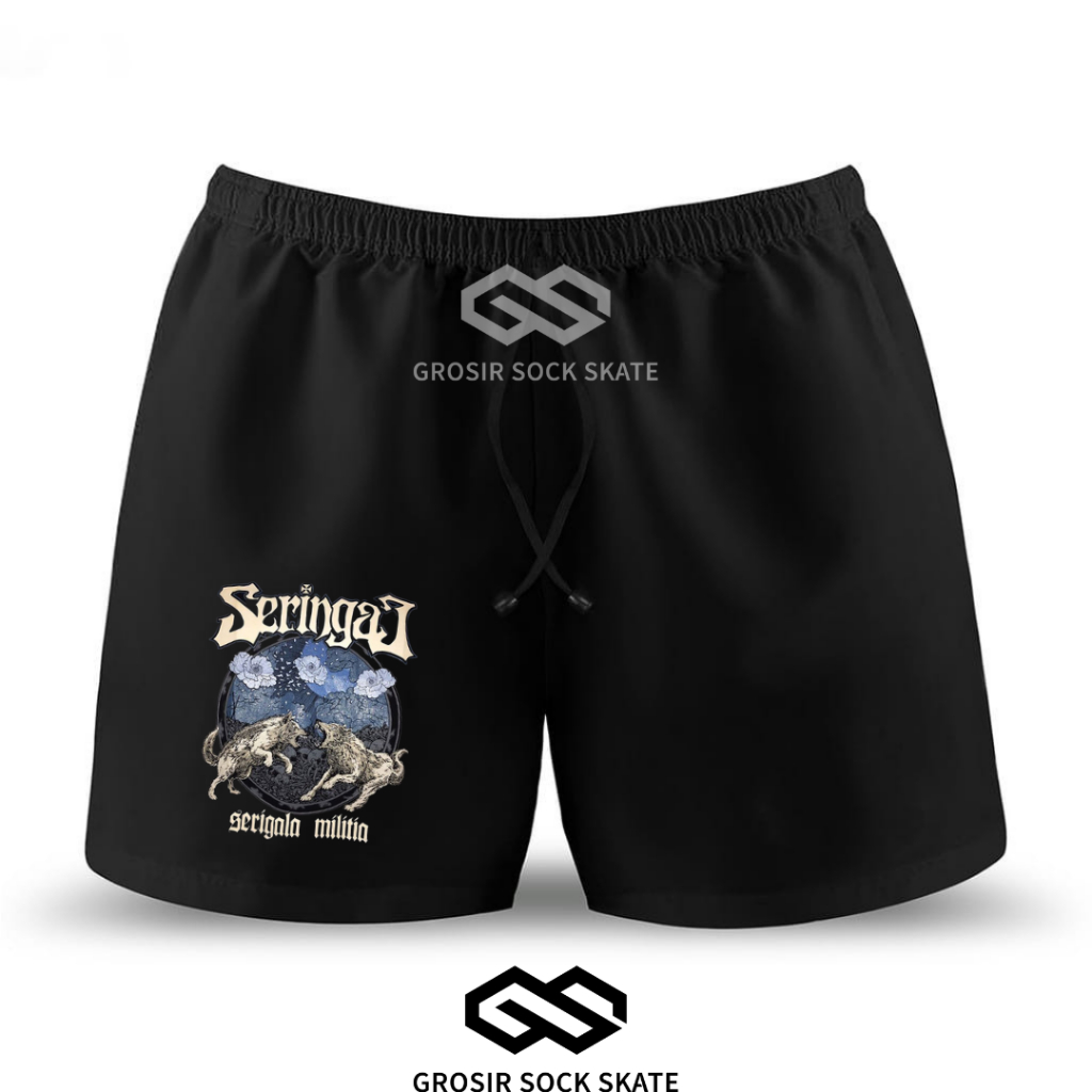 BOXER CELANA PENDEK MUSIC BAND SERINGAI