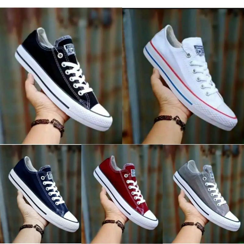 Sepatu converse wanita pria all star spatu converse low clasic murah men.id