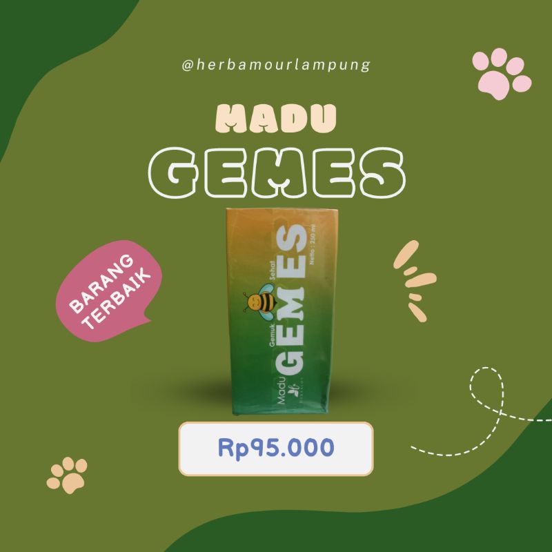 

MADU GEMES (GEMUK SEHAT) HERBALOV 250ml