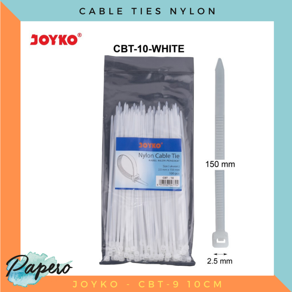 

Cable Ties Nylon / Kabel Tis Pengikat Nilon / Joyko