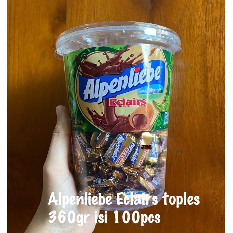 

ALPENLIEBE ECLAIRS TOPLES isi 100 / PERMEN ALPENLIEBE PERMEN LEBARAN PERMEN ECLAIRS TERLARIS