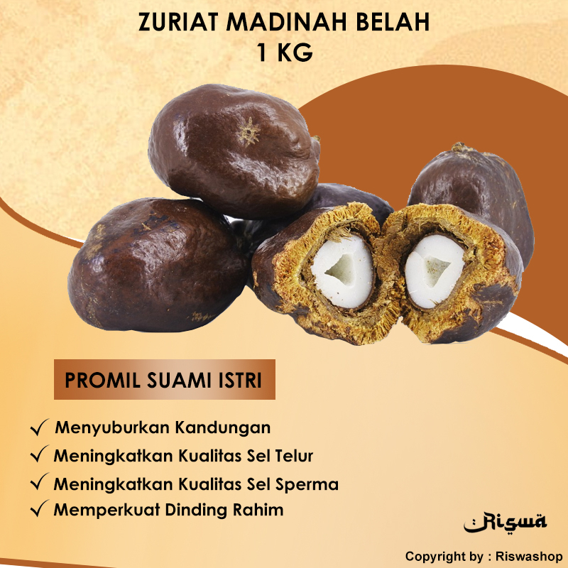 

Buah Zuriyat Untuk Promil 100% Asli Juriat Belah Kupas 1KG Madinah Ikhtiar Hamil