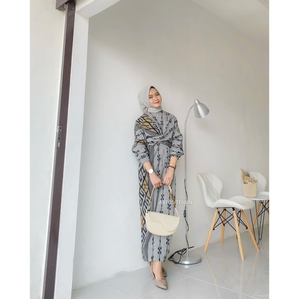 DRESS ANDIN MAXXY BAJU TENUN SET KONDANGAN