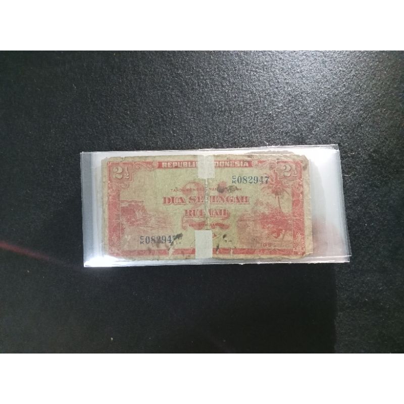 30 lembar 2 1/2 rupiah seri pemandangan alam poor fine