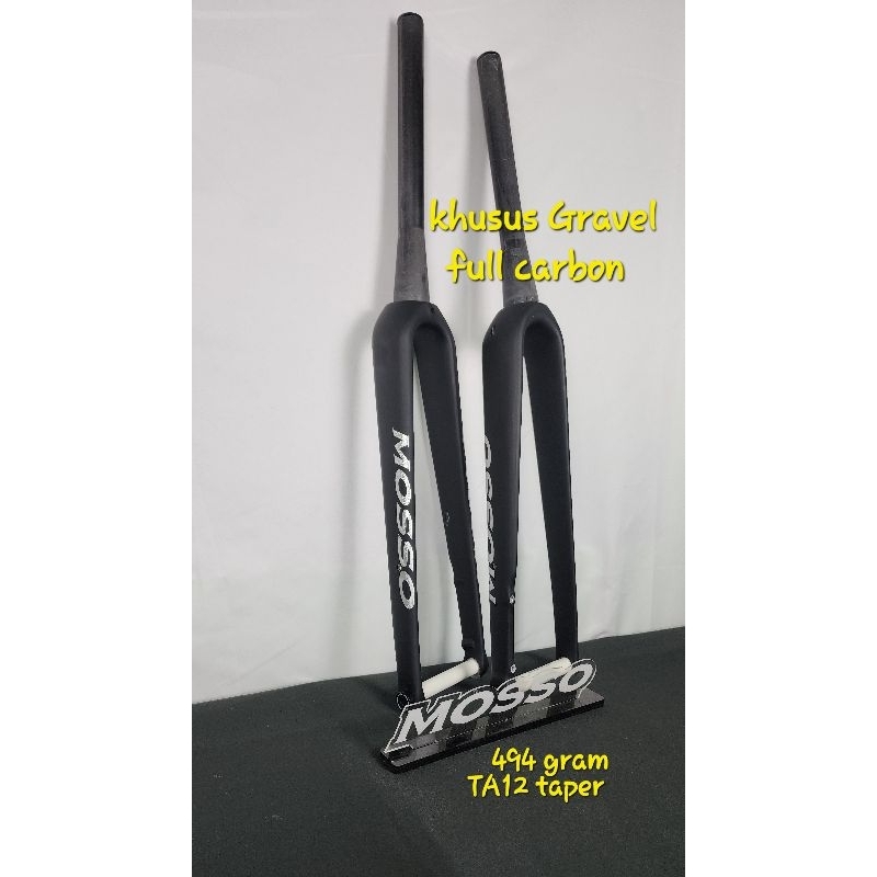 Fork Full Carbon khusus Gravel TA12 Taper