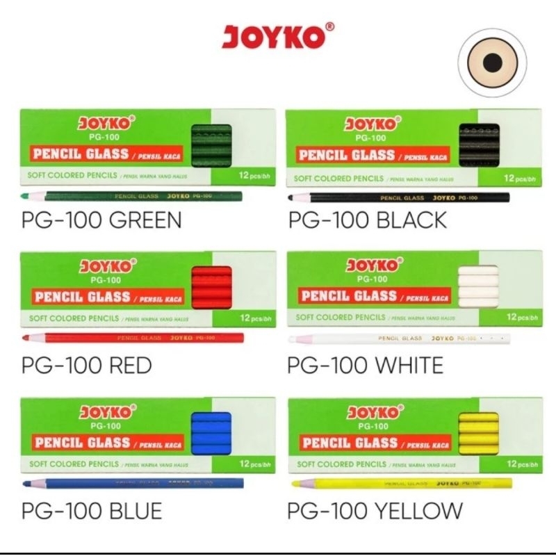 

Pencil Glass Pensil Kaca Pensil Pola Jahit Warna Joyko