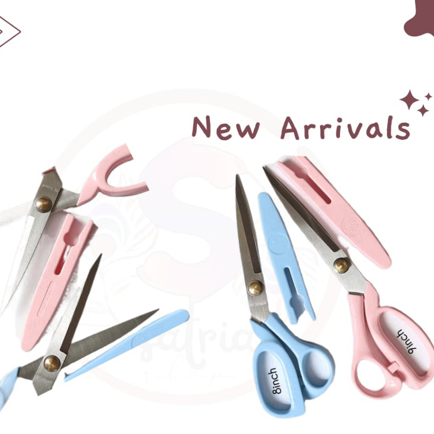 

Gunting Kain Delica Size 8" & 9" RANDOM WARNA