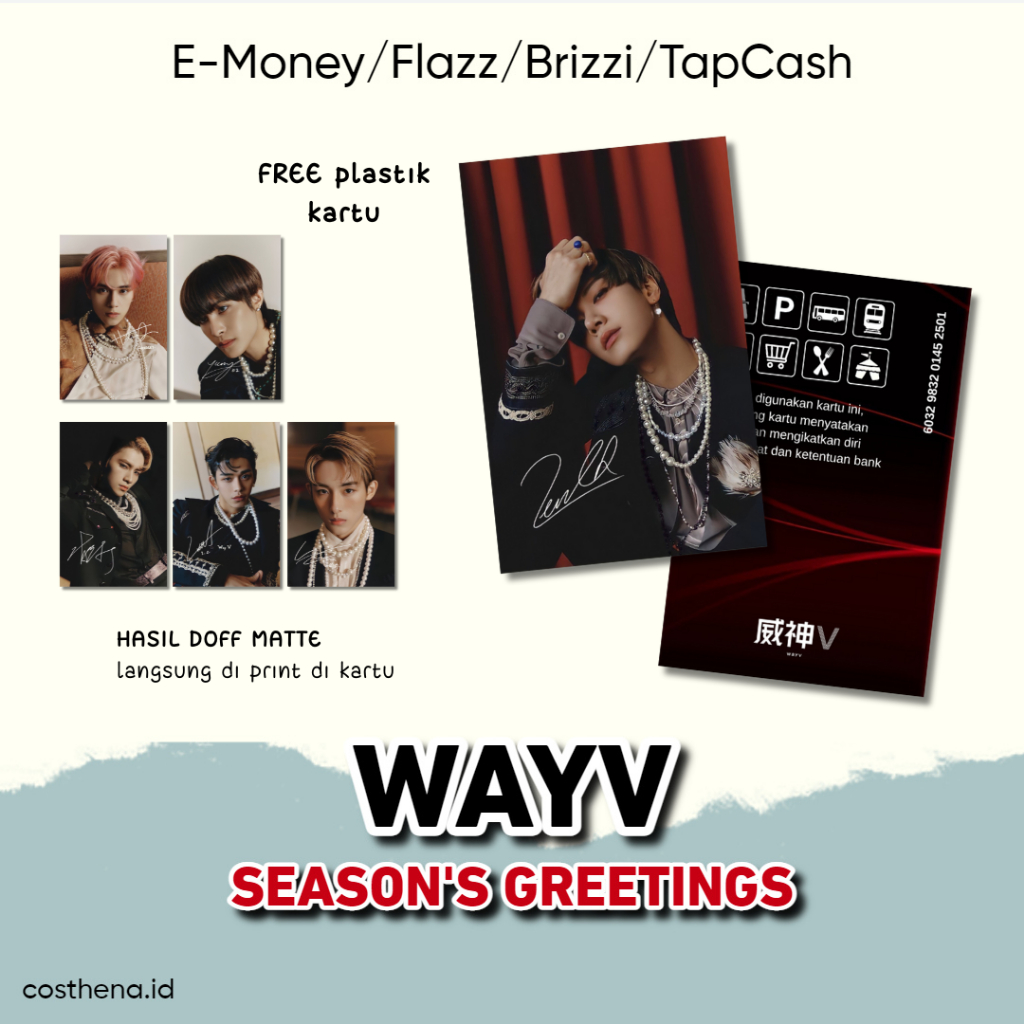 WAYV SEASON GREETINGS E-MONEY/FLAZZ/BRIZZI/TAPCASH