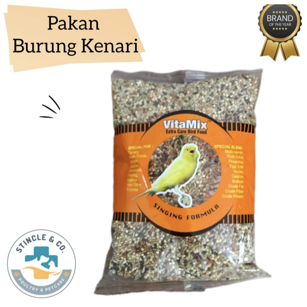 VITAMIX PHOENIX NEW PAKAN BURUNG KENARI VITAMIX BIJI CANARY SEED MAKANAN KENARI FINCH PARKIT VMIXCN