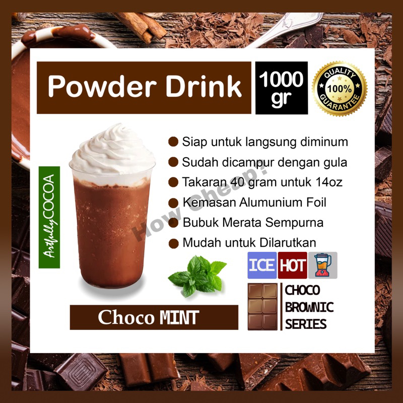 Bubuk Minuman Choco Mint 1kg [Ready to Drink] #032