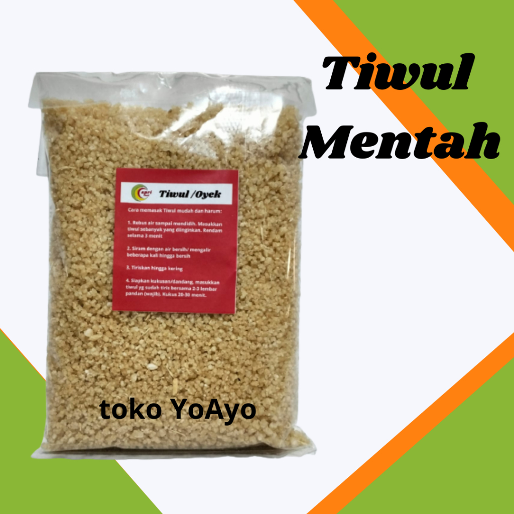 

Tiwul Mentah Kebumen 500 gram