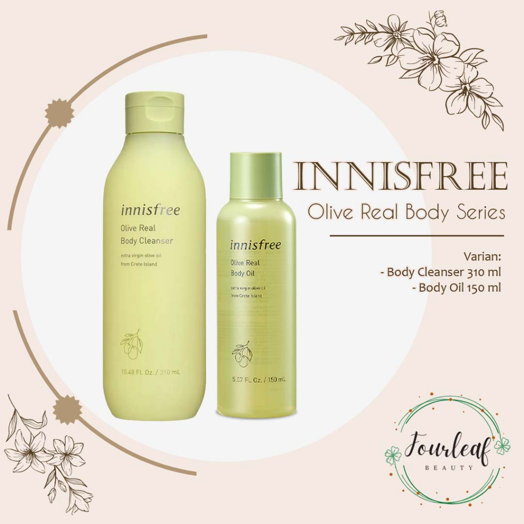 INNISFREE Olive Real Body Series - Cleanser 310 ml / Oil 150 ml