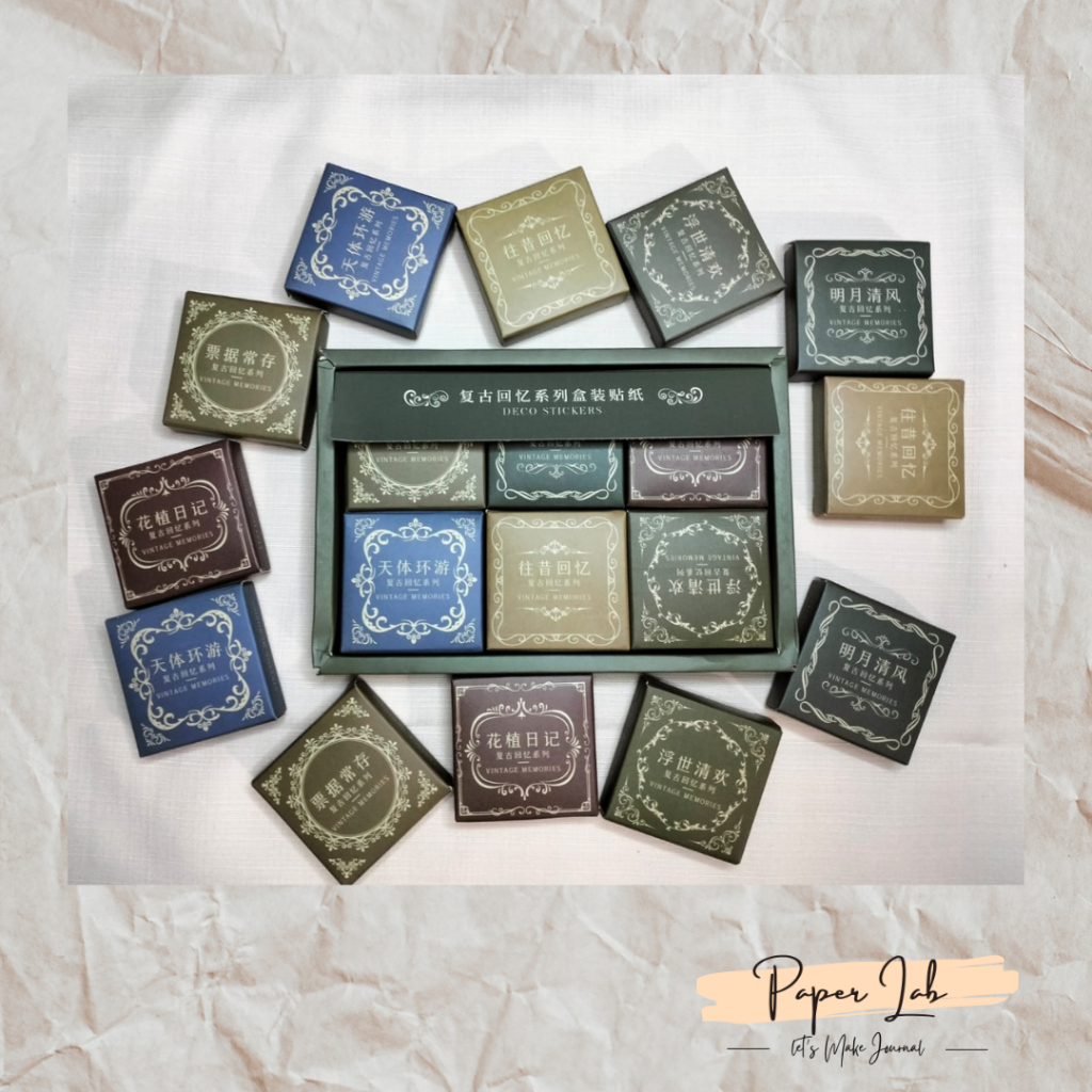 

[Artfull] 300pcs/pack Stickers Cute Journal Art Collage Craft Scrapbooking School Supplies