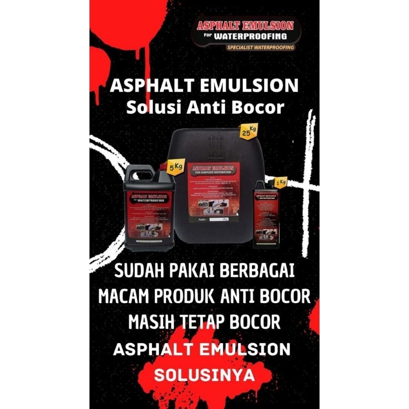ASPHALT EMULSION FOR WATERPROOFING 5kg