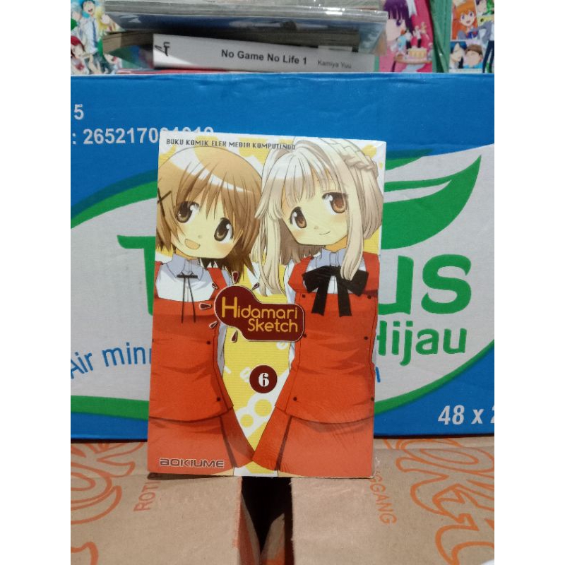 Komik hidamari sketch 6 segel / komik hidamari sketch vol 6 segel