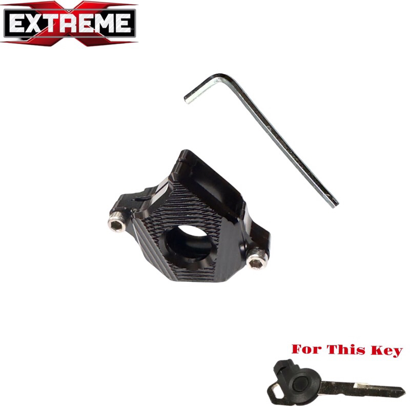 COVER KUNCI NMAX-AEROX NEW-LEXI-MIOM3-MIOZ-FINO125-MIOS-SOUL GT 125 COVER TUTUP KEPALA KUNCI CNC YAMAHA MATIC