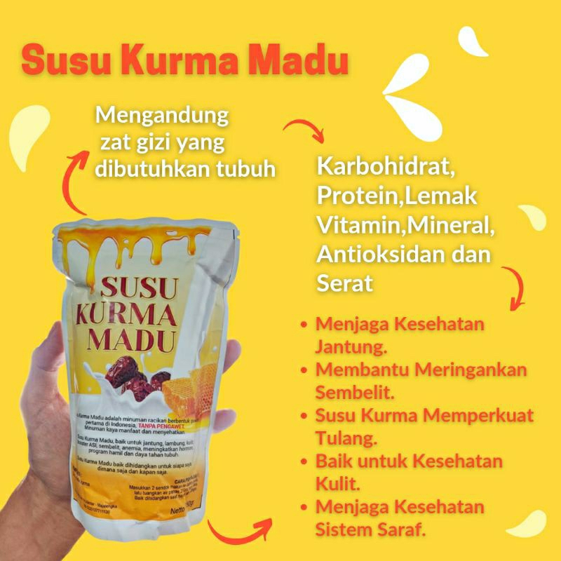 

Susu Kurma Madu 250g powder