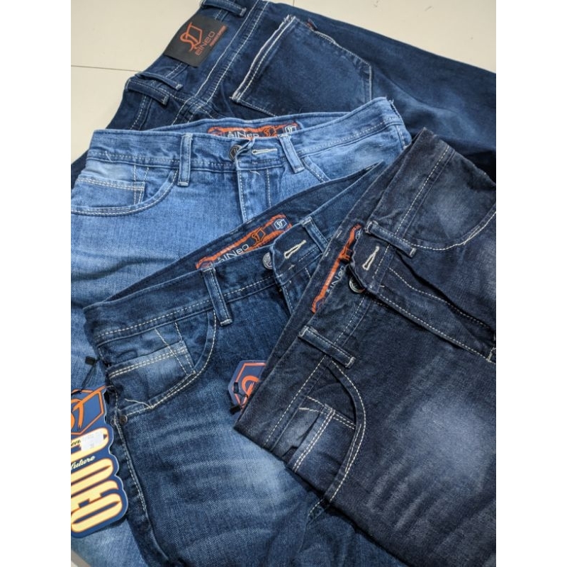 celana panjang jeans non stret celana formal reguler fit