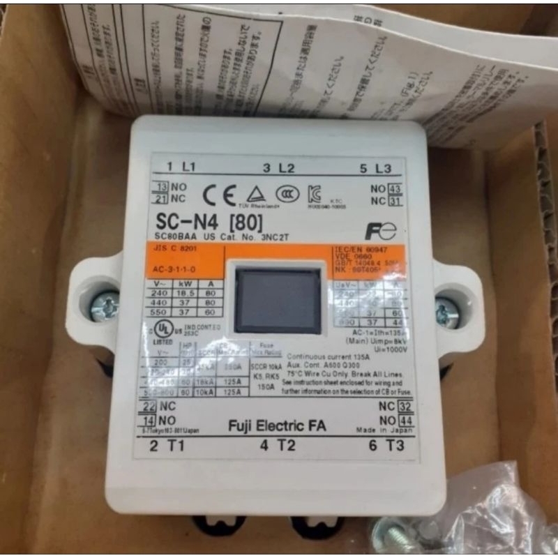 KONTAKTOR  FUJI SC-N4 SCN4 220V ORIGINAL