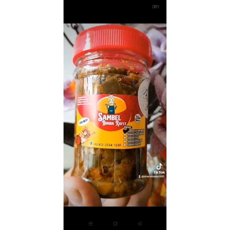 

sambel ijo ikan klotok padang
