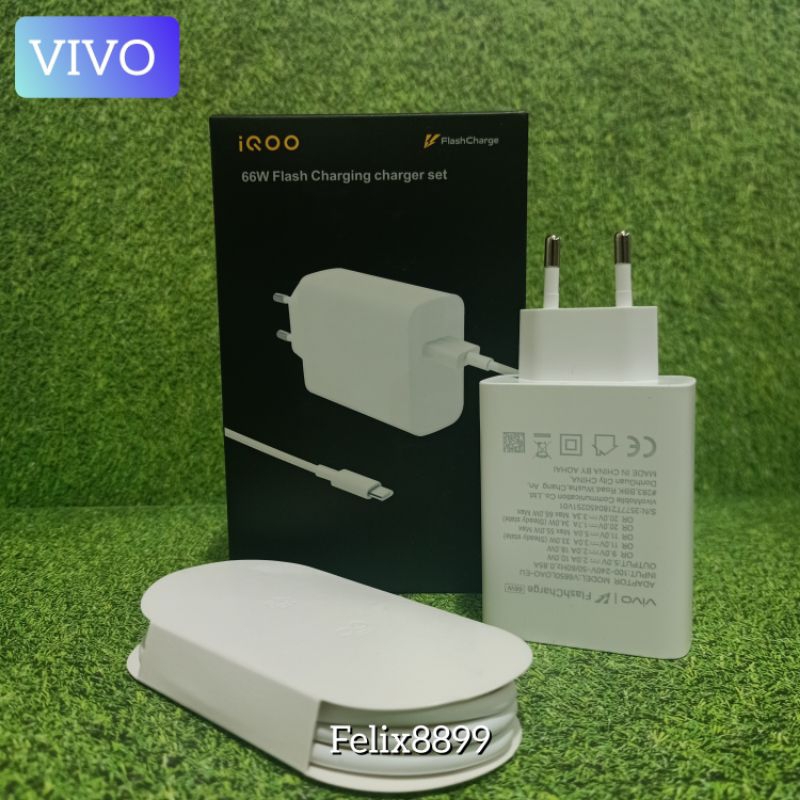 Charger Casan Vivo V25 V27 V27e T1 Pro 5G Original 66W 66 Watt  Super Flash Charge USB Type C