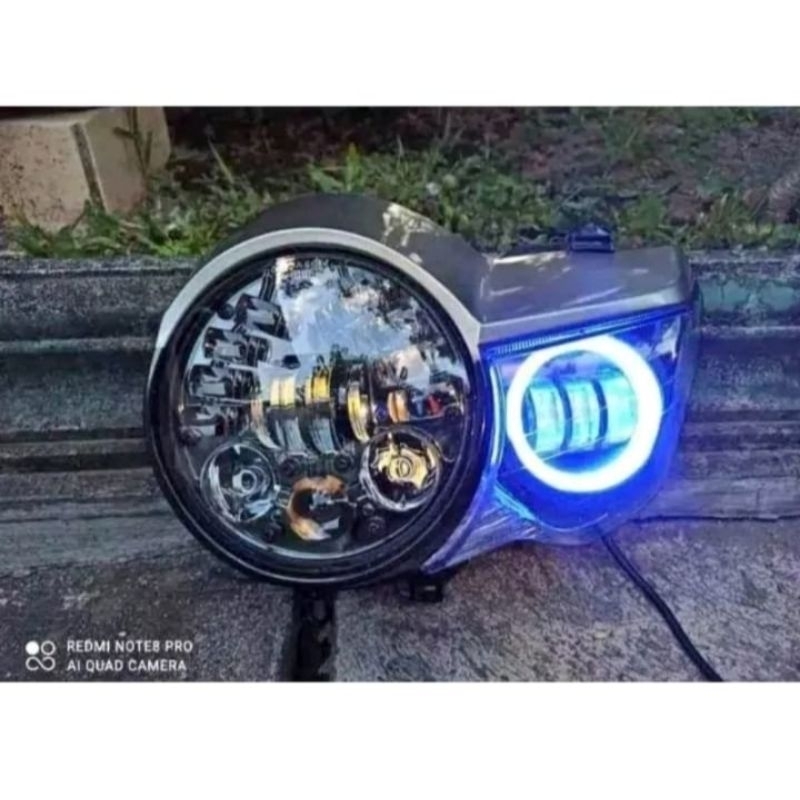 Reflektor Lampu Depan Tiger Revo Set Lampu Daymaker 16 LED Kualitas Terbaik