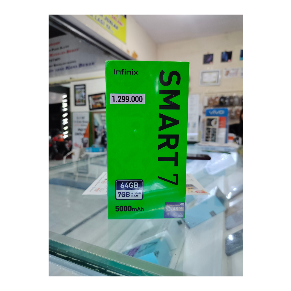 infinix smart7 ram 4+3/64gb
