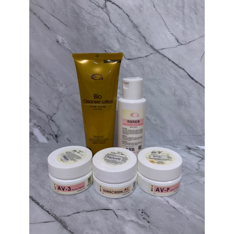 Preloved Skincare kusuma beauty clinic Bio K for acne/jerawat Toner, milk cleanser susu pembersih, k