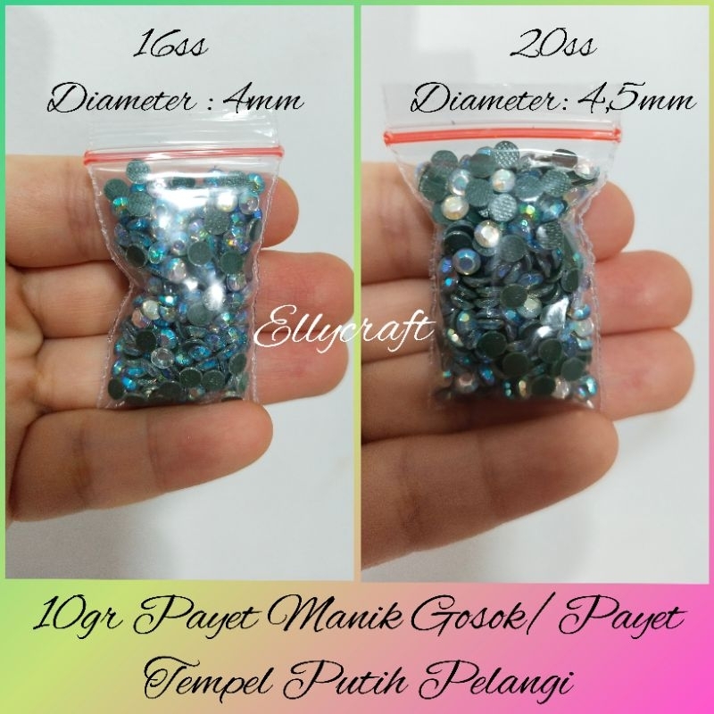 10gr Payet Gosok/Manik Gosok/Payet Tempel/Hotflix