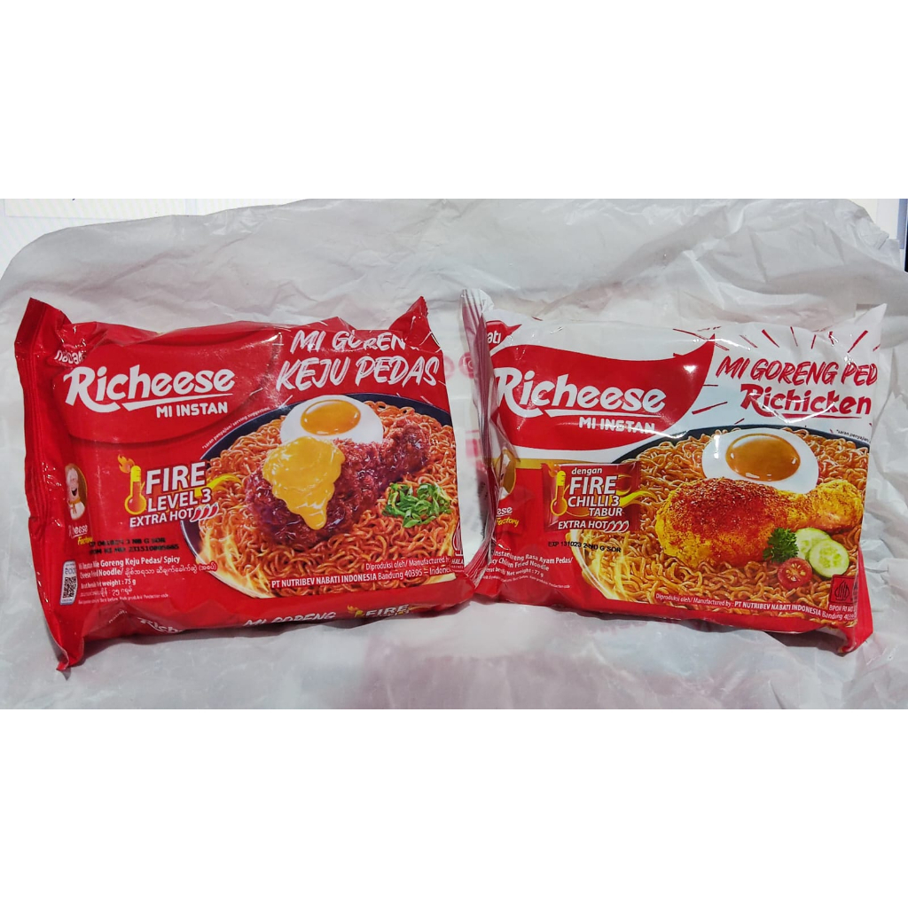 

RICHEESE MIE GORENG KEJU / RICHICKEN FIRE LEVEL 3