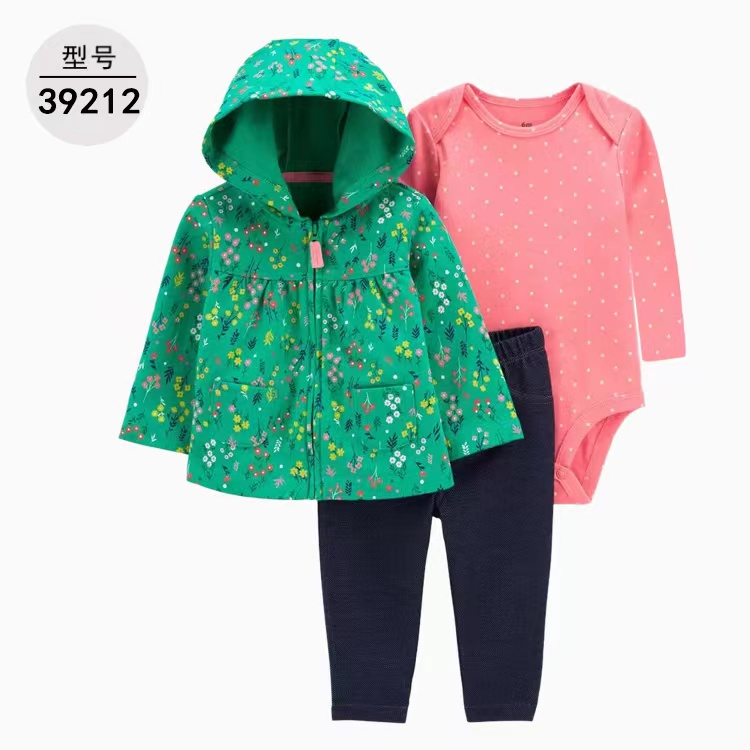 6bulan-24bulan JAKERT/JUMPER/ROMPER CARTER'S SET 3IN1 ANAK PEREMPUAN SKU0089 RESTOCKKKK