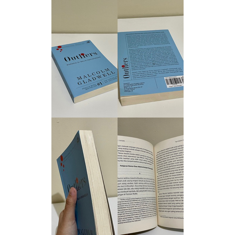 [PRELOVED] Outliers by Malcom Gladwell (translate)