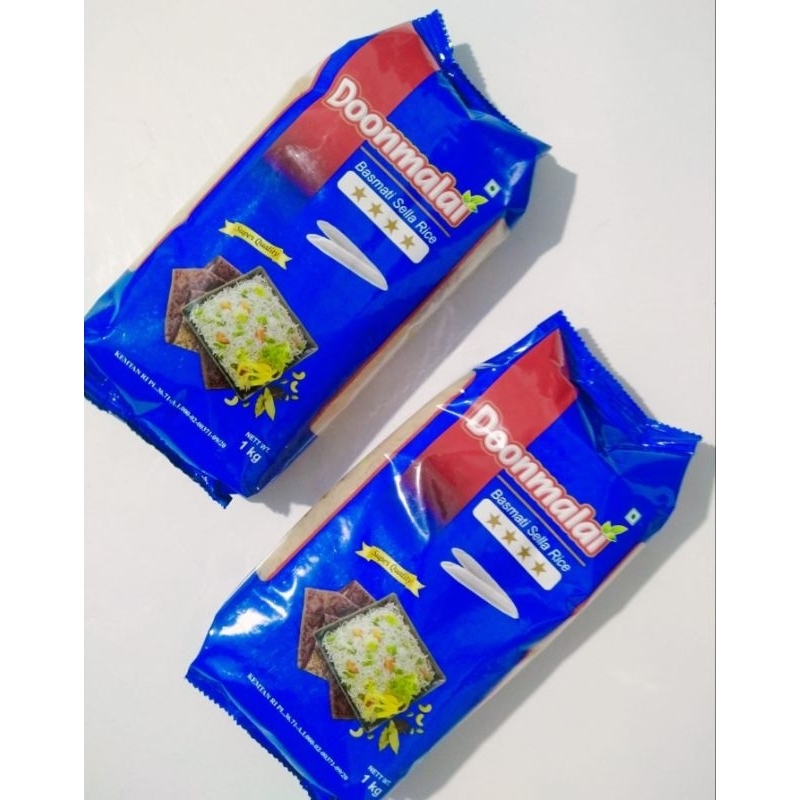 

BERAS BASMATI ORIGINAL DOONMALAI100% || BASMATI KEMASAN 1KG