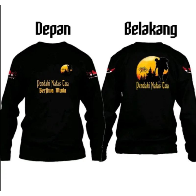 kaos pendaki . kaos keren . kaos pria panjang